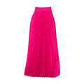 The Rosé Grandeur Pleated Maxi Skirt