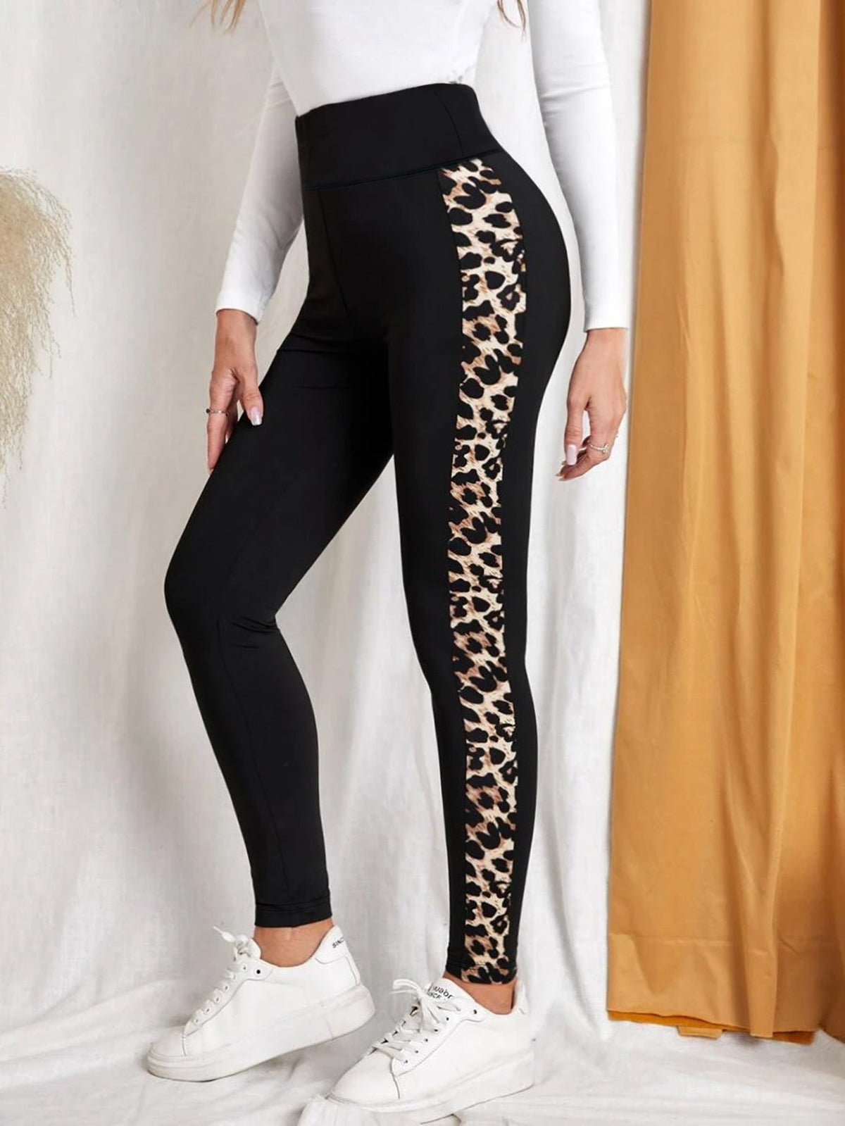 The Leopard Print High-Waist Leggings