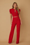 Puff Cap Sleeve Jewel Detail Sets