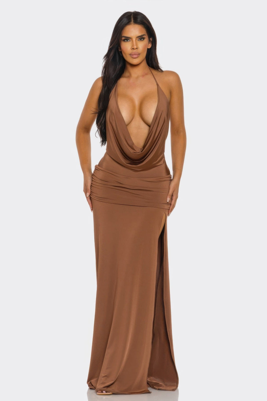 Eclipse Drape Maxi Gown