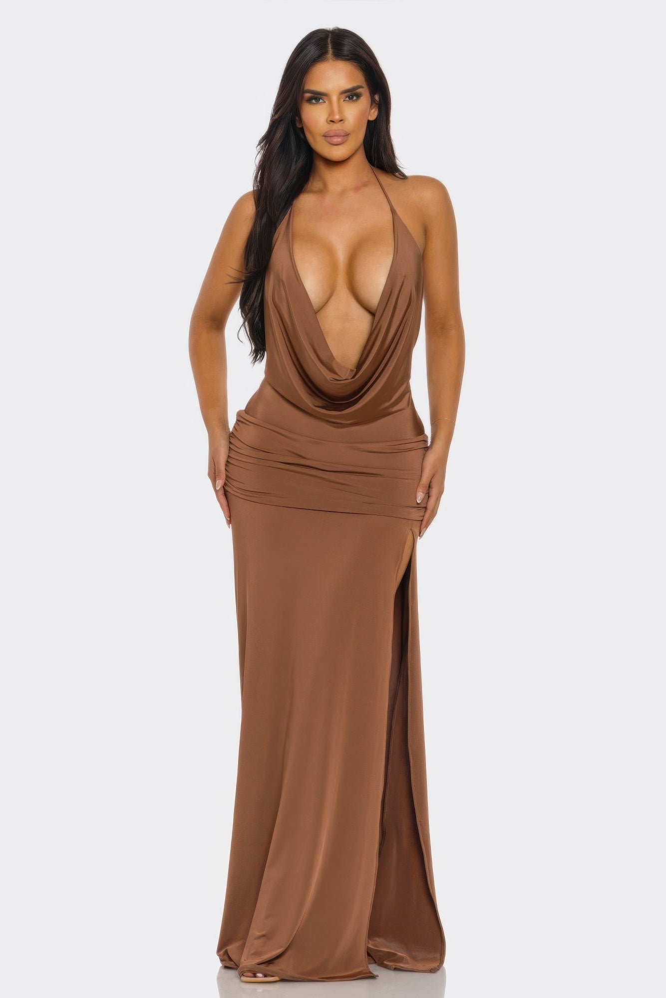 Eclipse Drape Maxi Gown