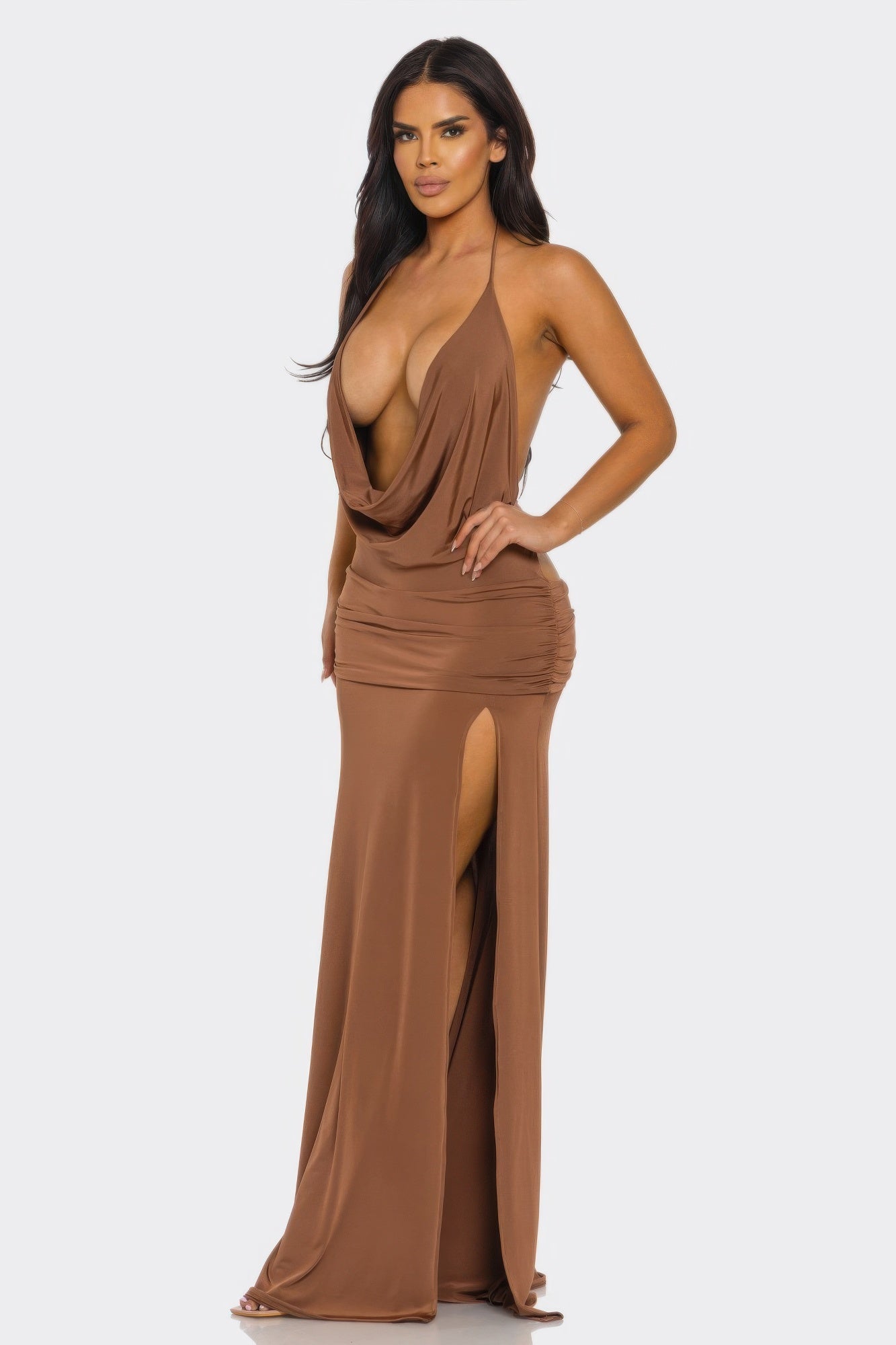Eclipse Drape Maxi Gown