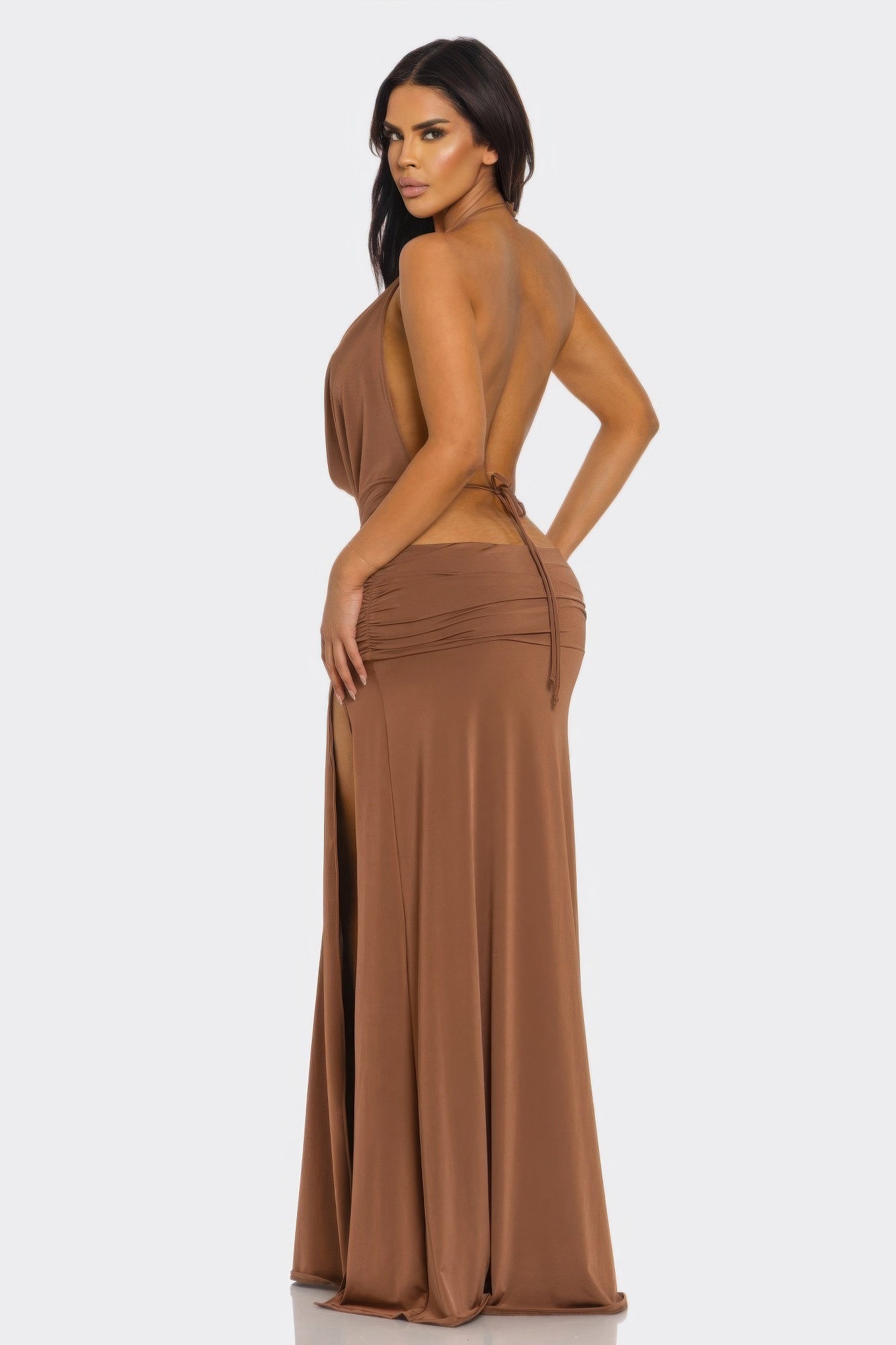 Eclipse Drape Maxi Gown