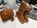 The Chalet Chic Boots & Handbag Bundle