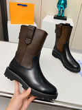 The City Edge Two-Tone Lug-Sole Boots