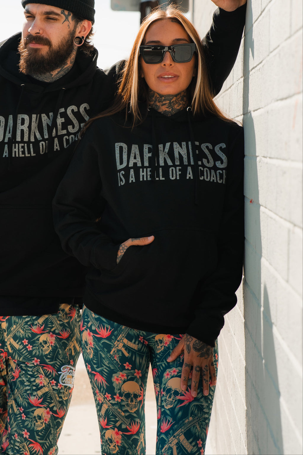 Aloha AR Tropical Skull High-Rise Leggings