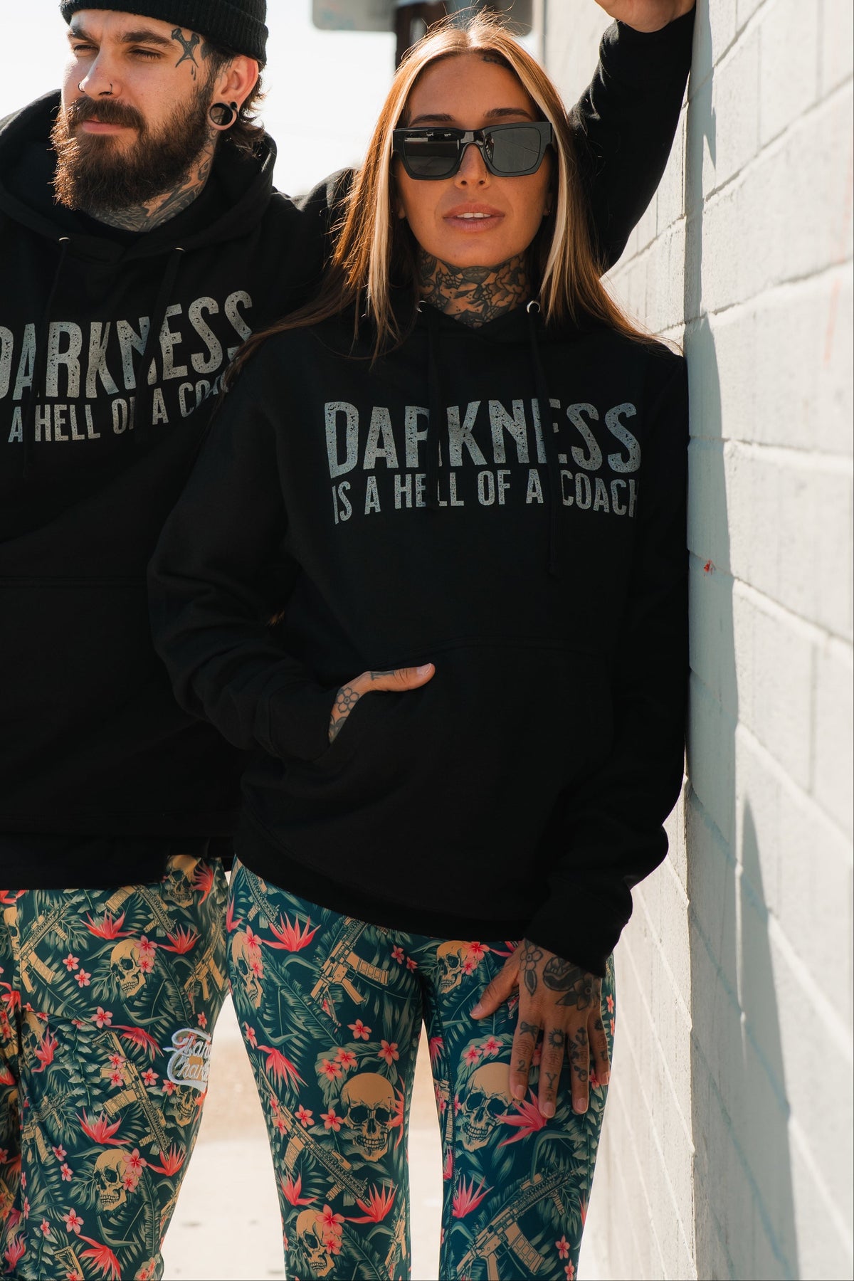 Aloha AR Tropical Skull High-Rise Leggings