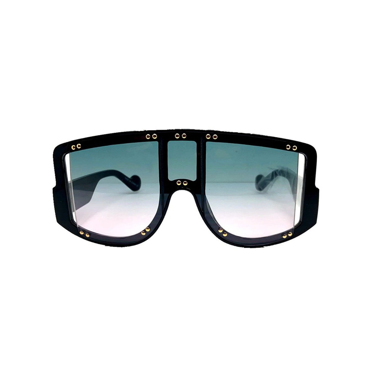 The Jet Set Studded Shield Sunglasses