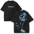 Ghostface Vintage-Wash Oversized Graphic Tee