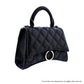 The Barbara Quilted Top Handle Bag