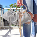 The Golden Hour Sparkle Bucket Bag