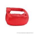 Rhinestone Crystal Knot Handle Hobo Bag – Red