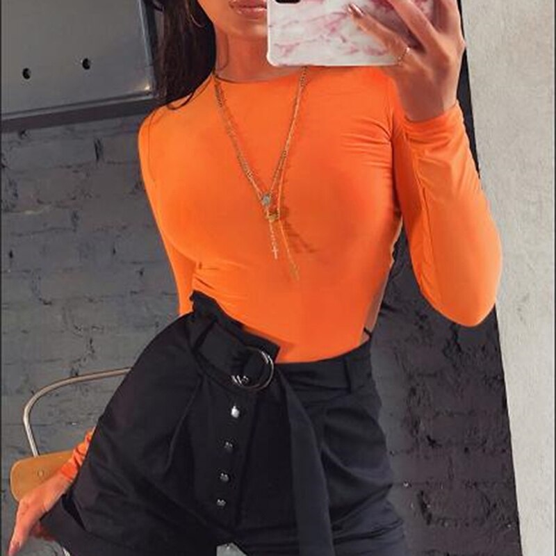 The Hollow Out O-Neck Bodycon Bodysuit