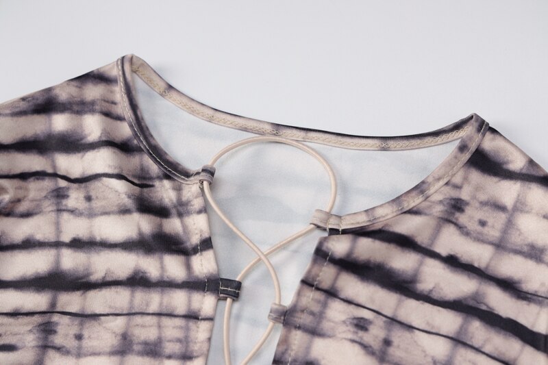 The Apricot Afterhours Lace-Up Skirt Set