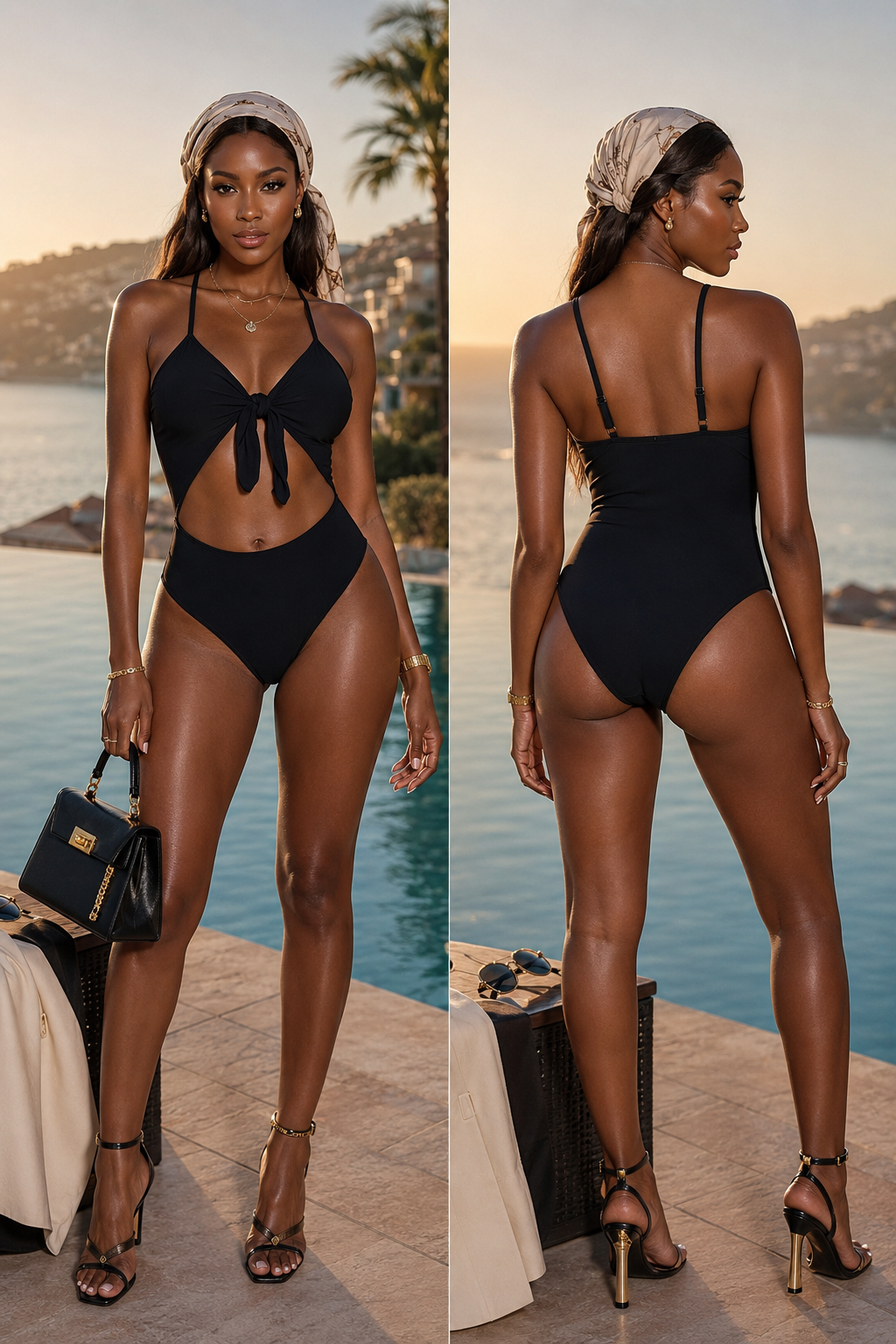 The Riviera Knot Cutout One-Piece Swimsuit