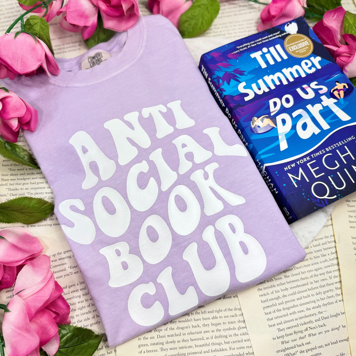 The Anti-Social Book Club Cropped Tee