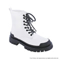 The Kathi Contrast Combat Boots