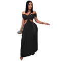 The Sheer Obsession Bandeau Mesh Maxi Dress