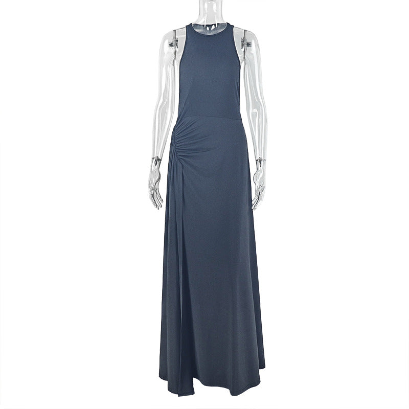 The Everyday Elegance Backless Maxi Dress