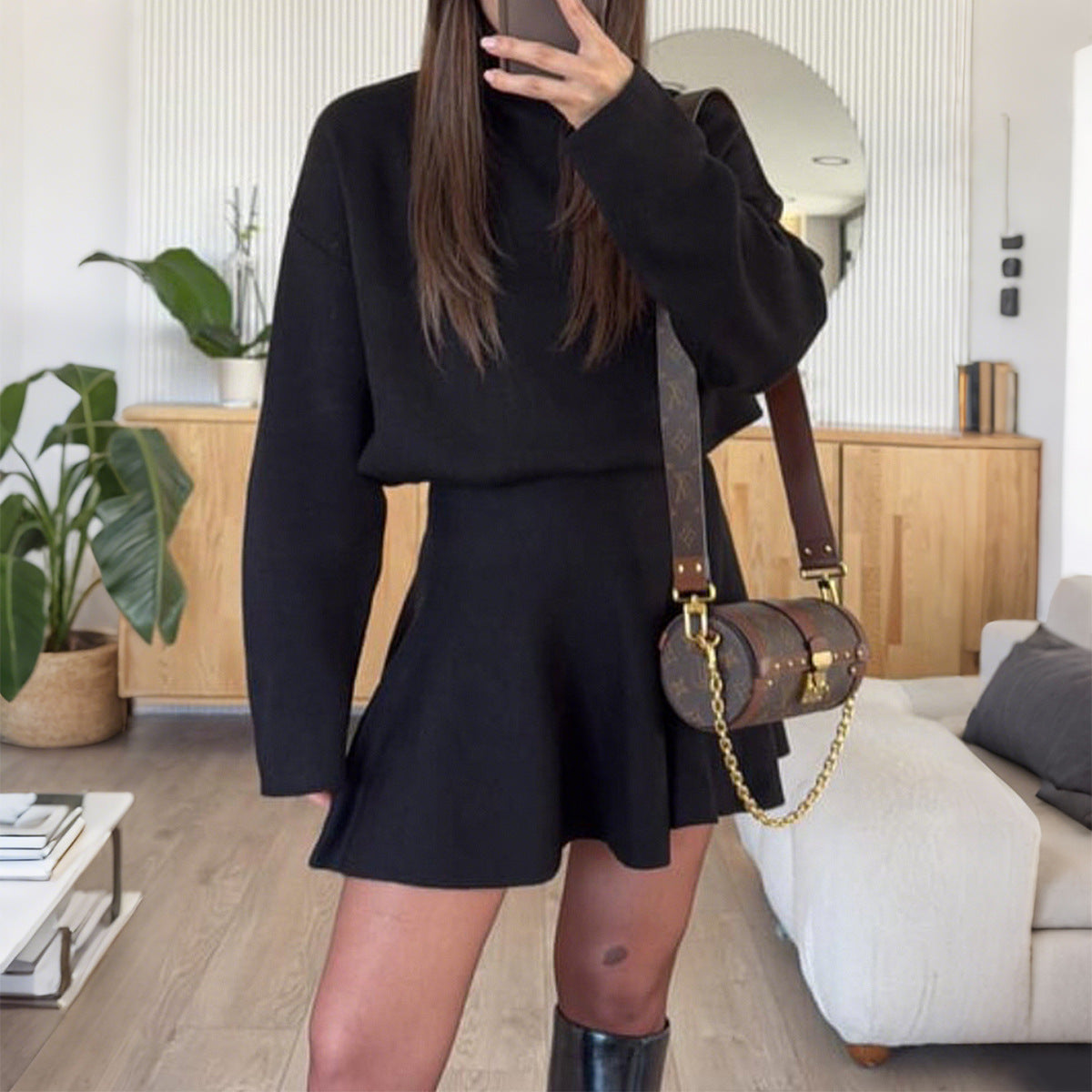 The Cozy Weekend Sweater Dress