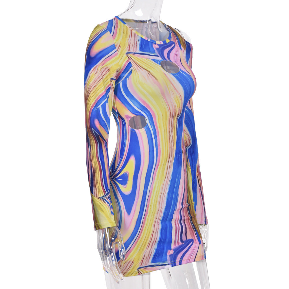 Off-Shoulder Cutie Cutout Bodycon Dress