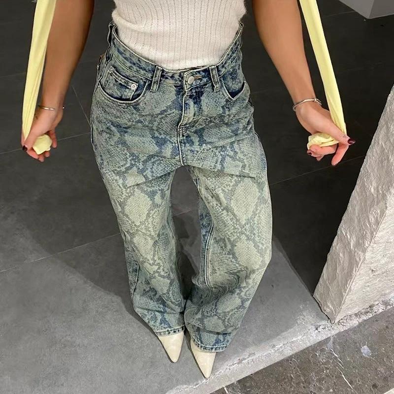The Serpent Street Straight-Leg Jeans