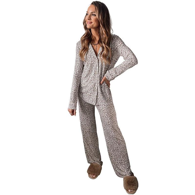 The Wild Wind-Down Leopard Pajama Set