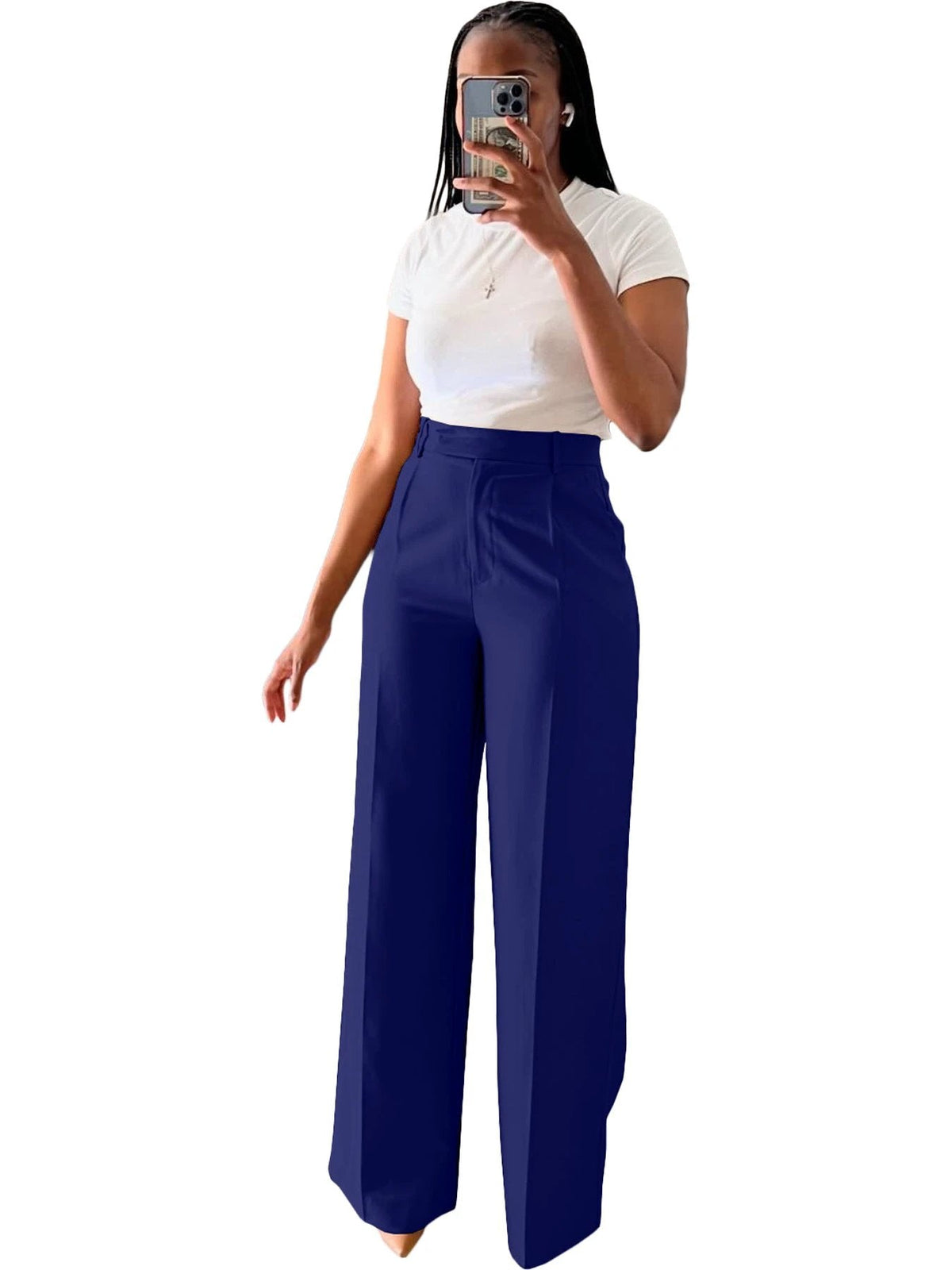 The City Poise High-Waist Wide-Leg Trousers
