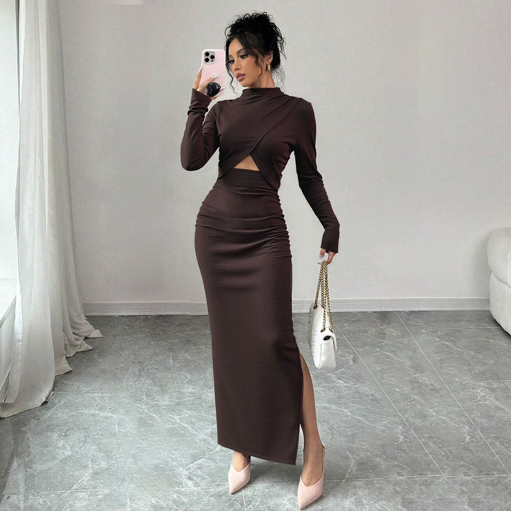 The Cocoa Affair Cutout Maxi Dress