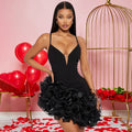 Send Me Roses 3D Floral Skirt Bodycon Mini Dress