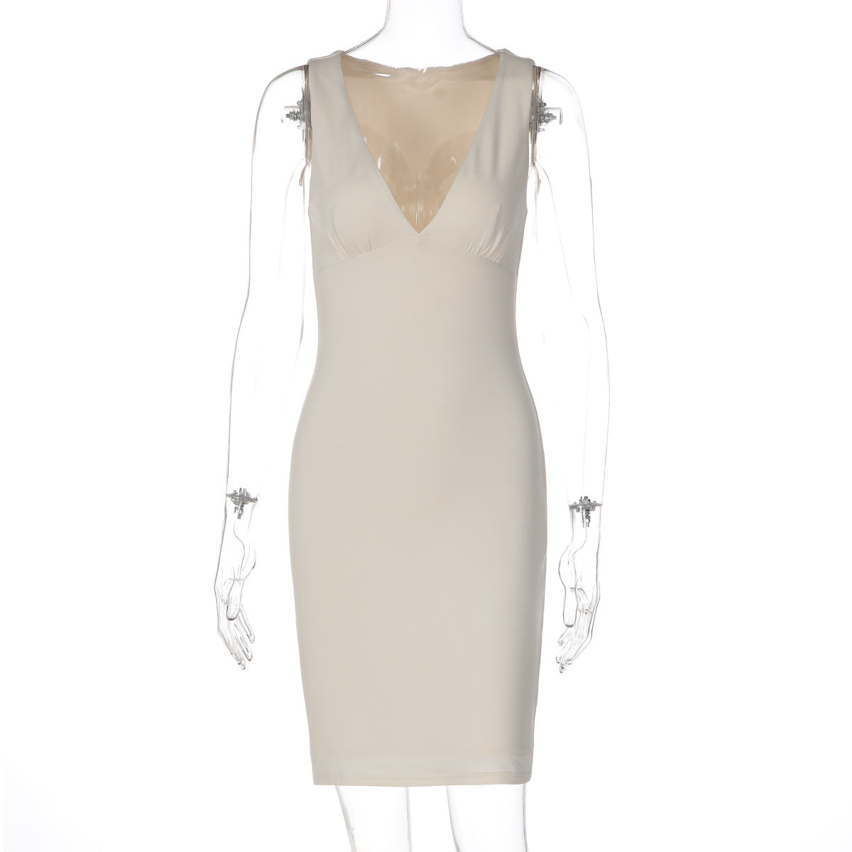 The Dinner Date Ruched Mini Dress