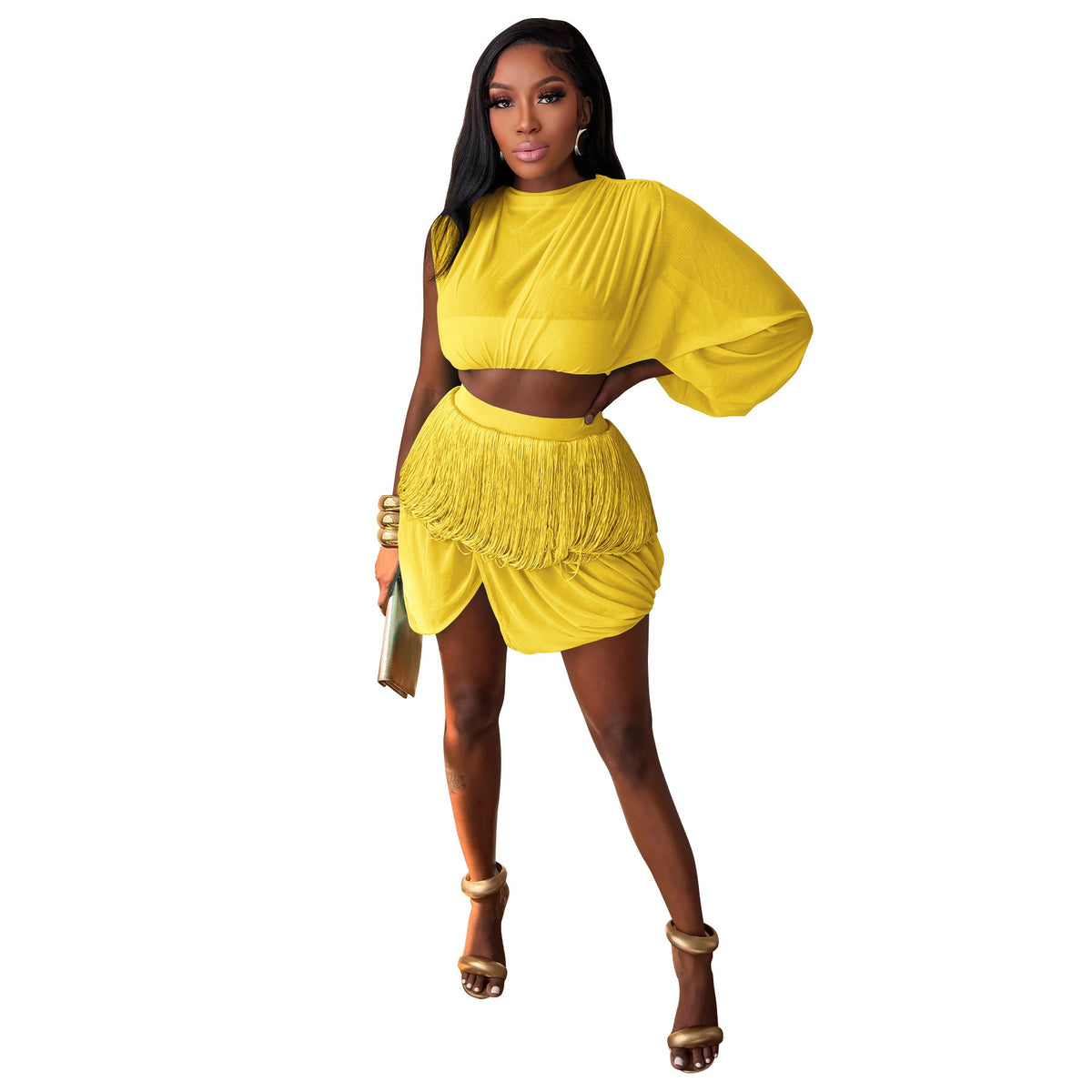 The Fringe Fête Two-Piece Skirt Set