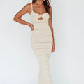 Twist & Tell Knit Maxi Dress