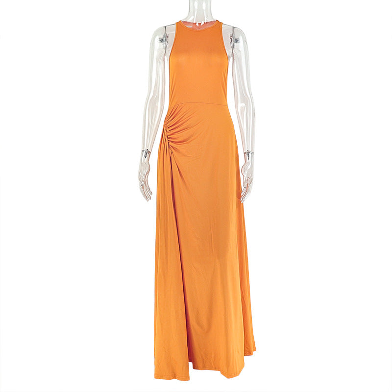 The Everyday Elegance Backless Maxi Dress