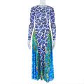 The Office Muse Printed Slimming Maxi Dress