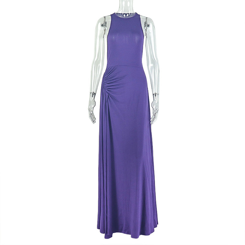 The Everyday Elegance Backless Maxi Dress