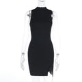 The Socialite Split Vest Bodycon Dress