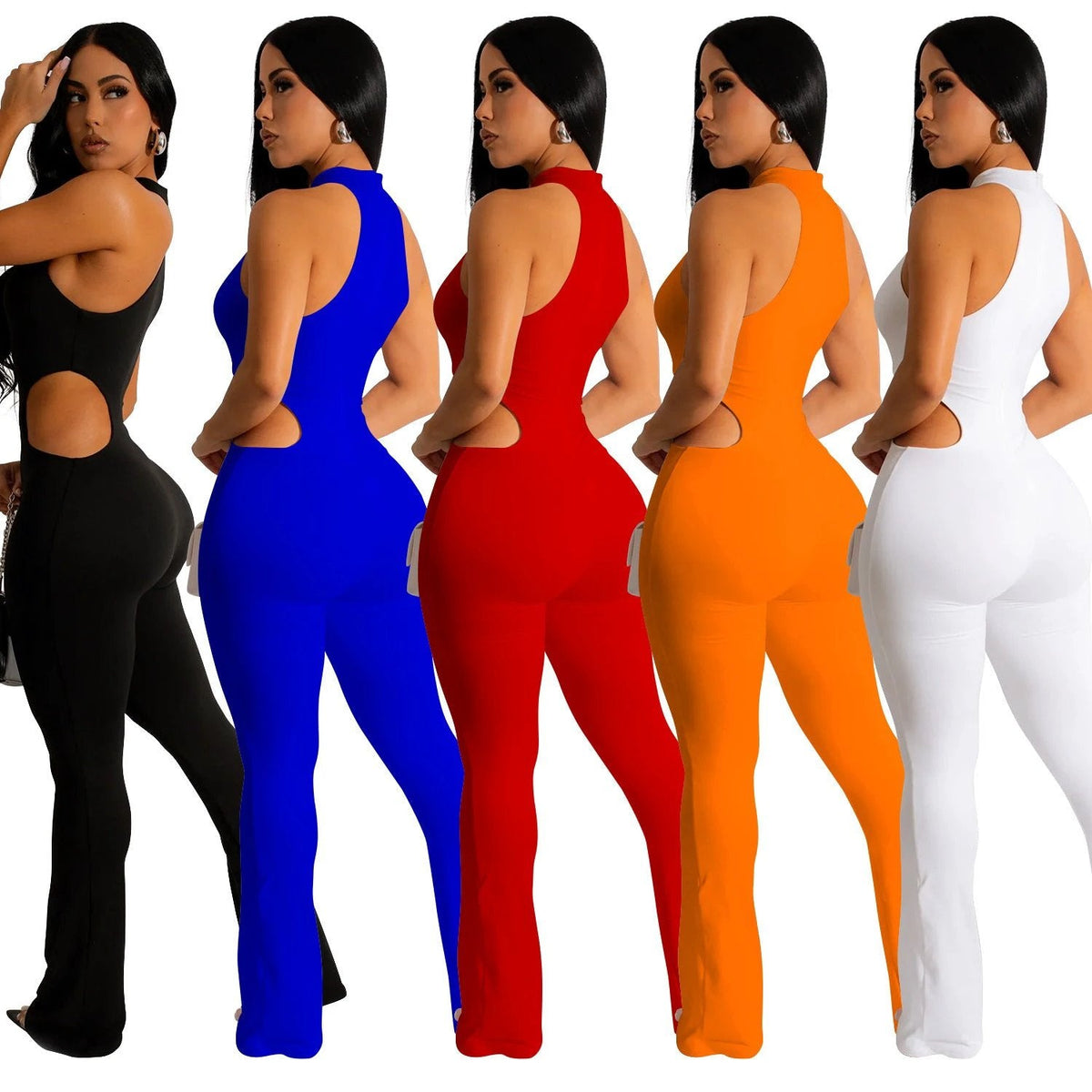 The Afterhours Agenda Halter Cutout Jumpsuit
