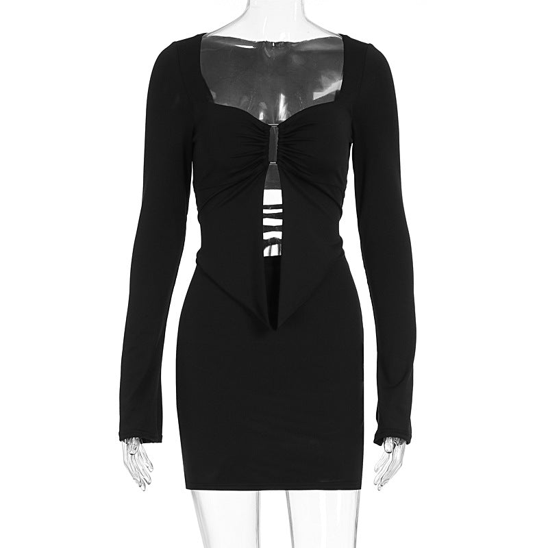 The After Dark V-Neck Cutout Bodycon Dress