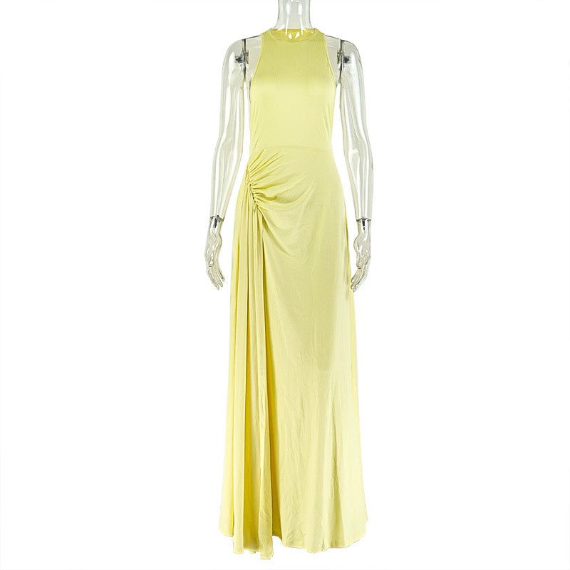 The Everyday Elegance Backless Maxi Dress