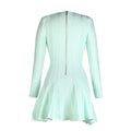 The Emerald Statement Buckle Swing Dress