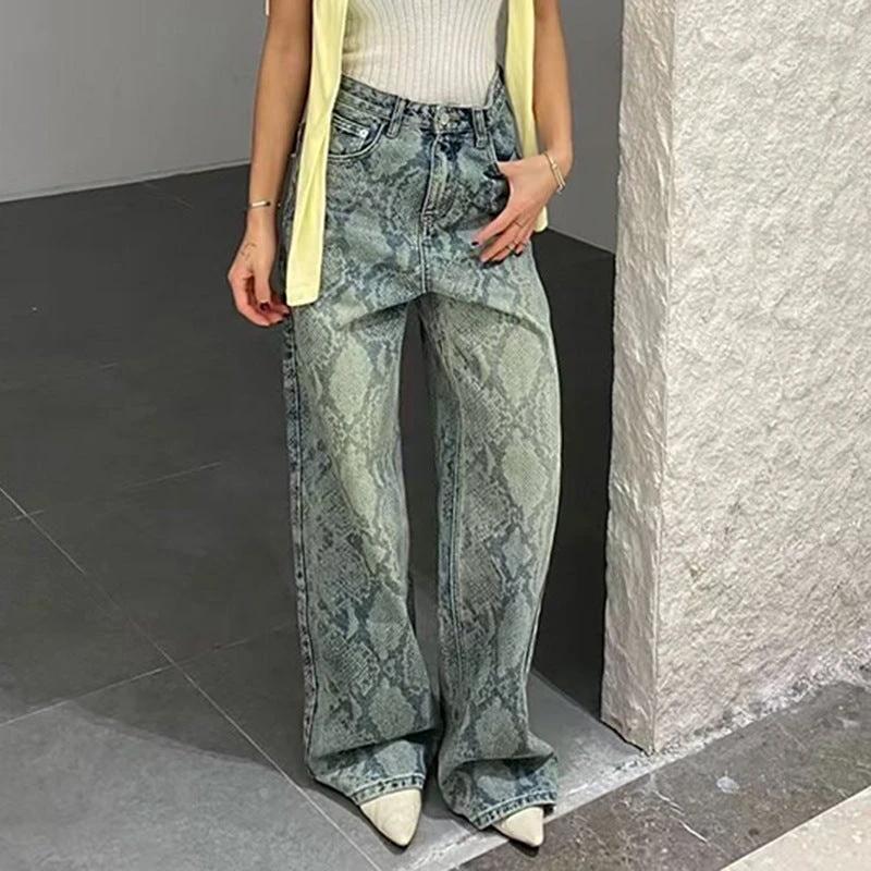 The Serpent Street Straight-Leg Jeans