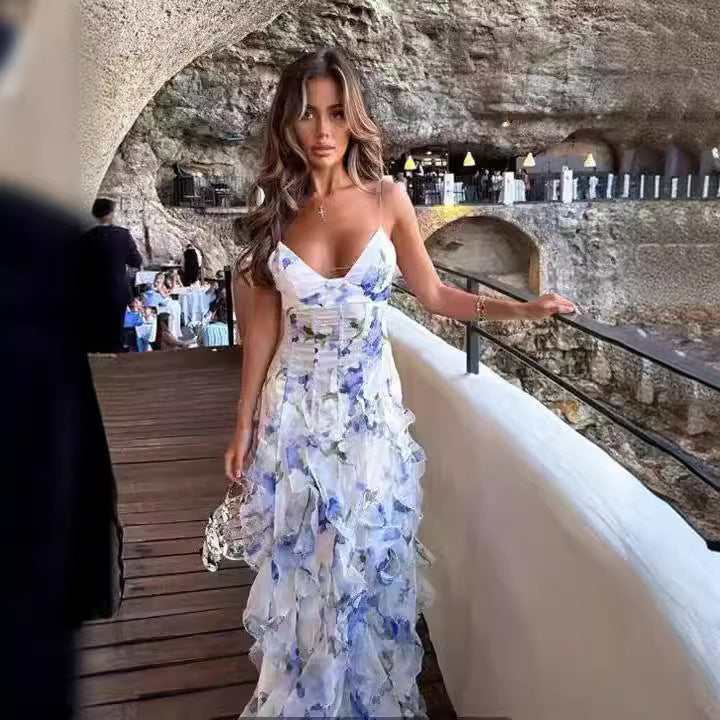 The Fairy Garden Off-Shoulder Organza Dress