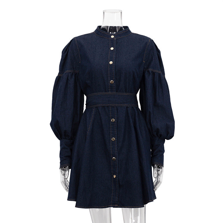The Weekend Wanderer Denim Shirt Dress