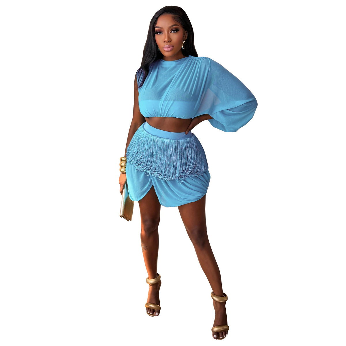 The Fringe Fête Two-Piece Skirt Set