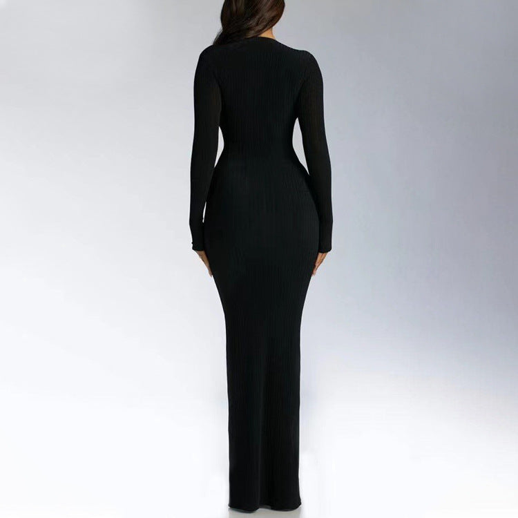 The One Step Deep V Plunge Sheath Dress
