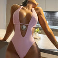 The Riviera Plunge Drawstring Bikini