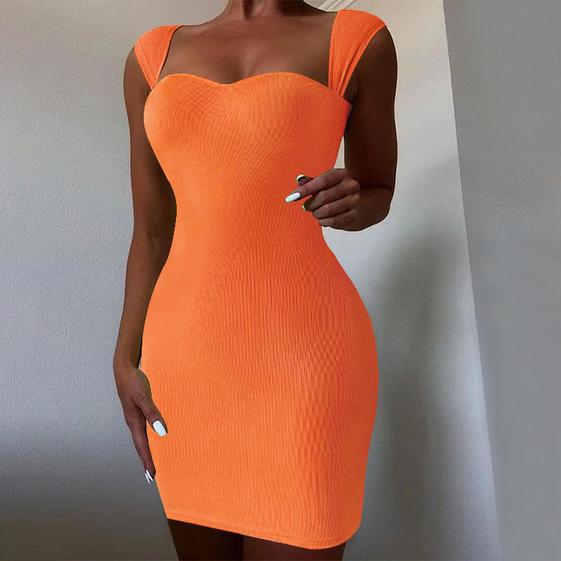 The Nightclub Ribbed Knit Bodycon Dress