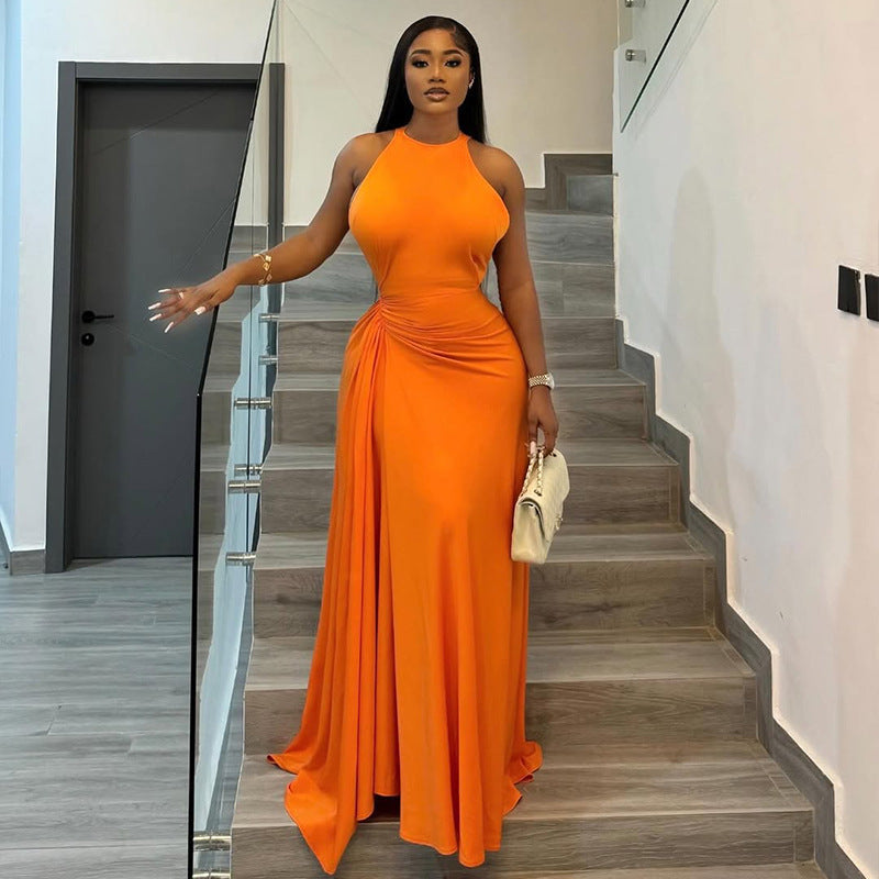 The Everyday Elegance Backless Maxi Dress