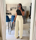 The City Poise High-Waist Wide-Leg Trousers